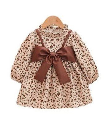 Adorable Floral Dress with Statement Bow for Girls ✨🌸