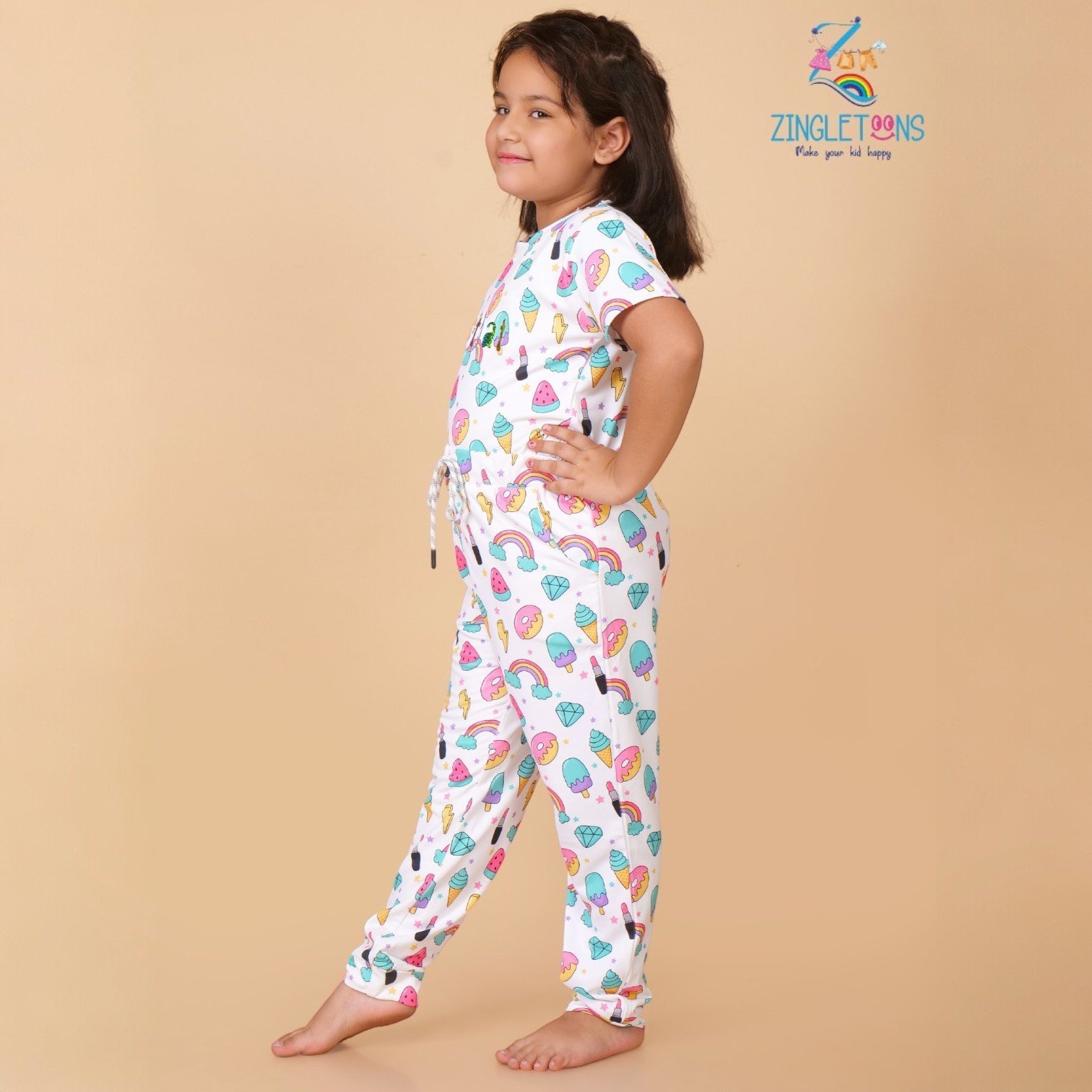 Joggers Girls Printed Clothes​