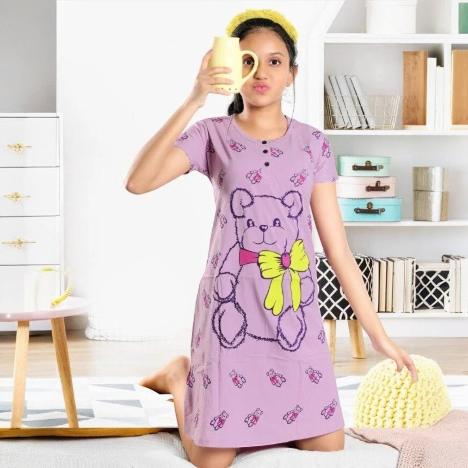 Girls Short Nighty