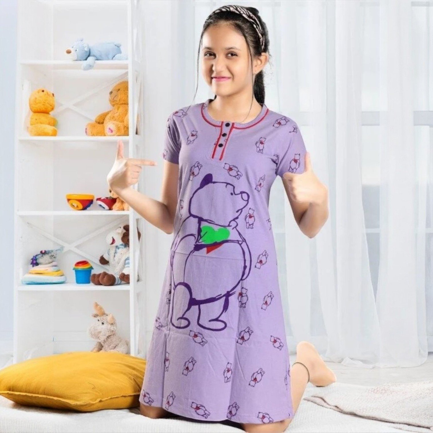 Girls Short Nighty