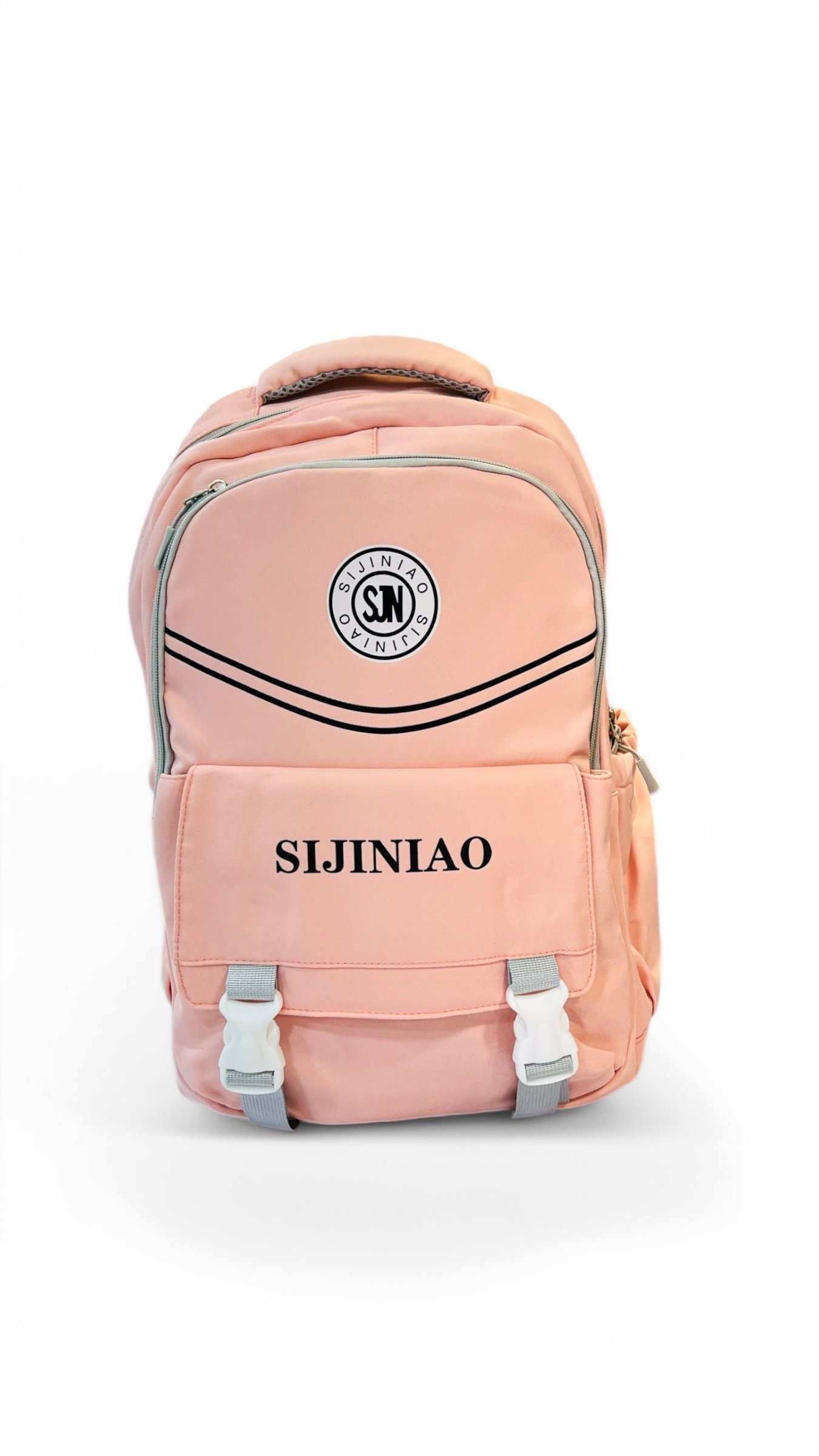 Peach backpack for girls