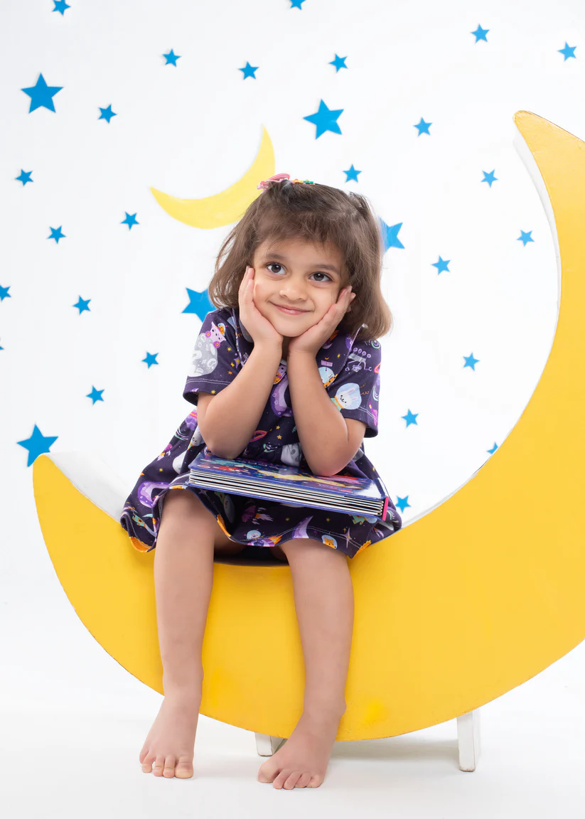 No Place like Space Peter Pan Dress